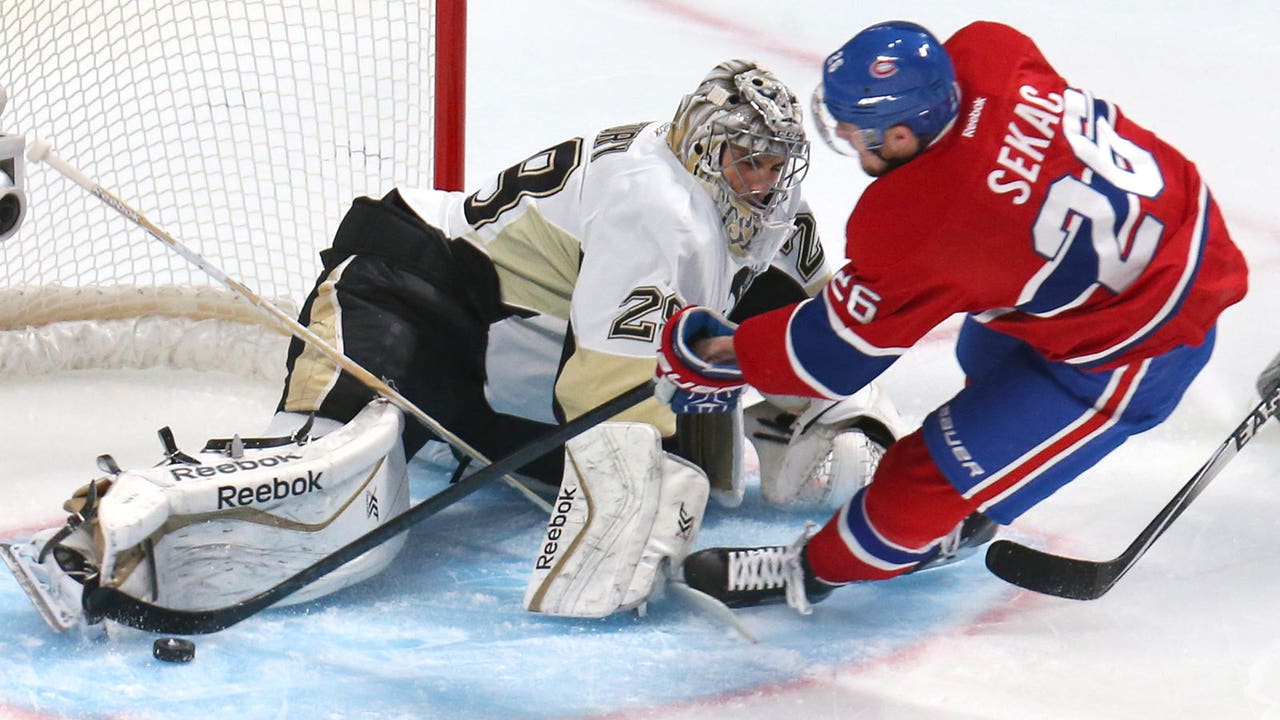 Fleury records 4th shutout of season, Penguins blank Canadiens